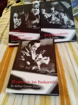 Pack de tres novelas de suspense y terror