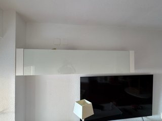 Mueble de comedor blanco colgante 2m x 40cm de