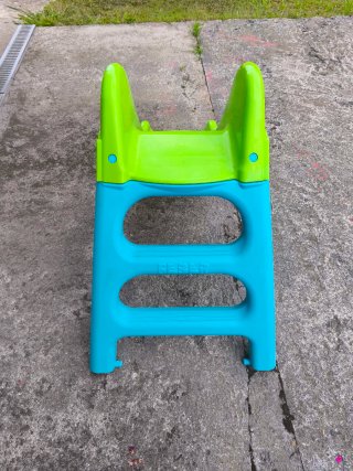 Tobogán infantil Feber verde y azul