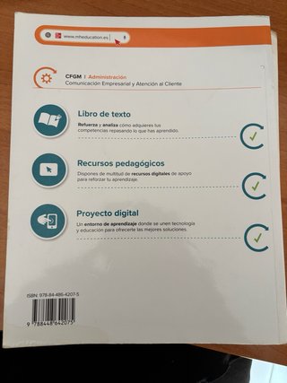 Pack libros de Gestión administrativa grado medio.