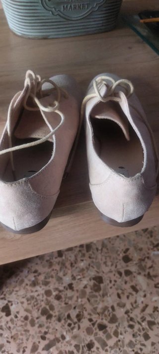 Zapatos Blucher/Oxford Beige Talla 38