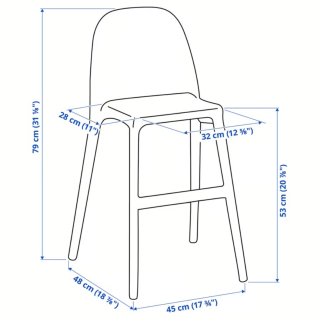 Silla alta Ikea Urban para niños