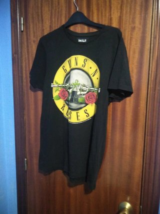 Camiseta Guns N' Roses Negra Talla L/XL
