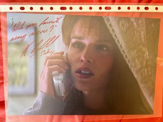 Foto Scream Neve Campbell Firmada.