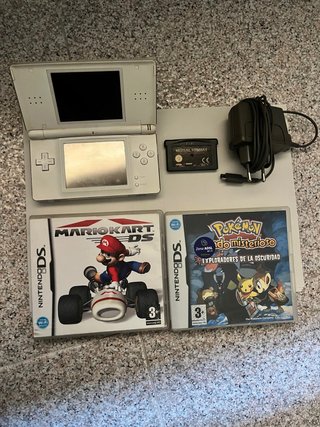 Nintendo DS Bianca + Giochi e Caricatore