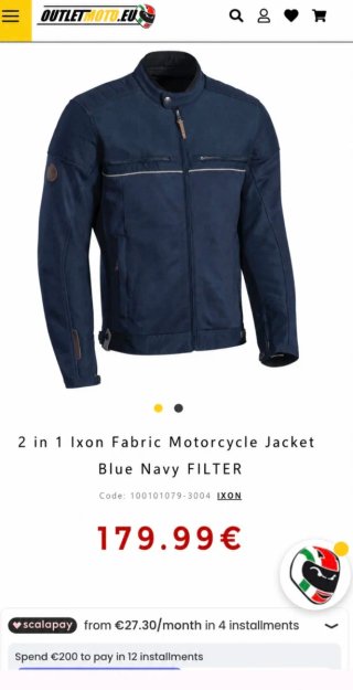 cazadora chaqueta moto hombre verano ixon 2XL 46