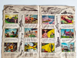 Antiguo Álbum de cromos La Guerra en Egipto Ferma