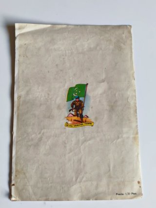 Antiguo Álbum de cromos La Guerra en Egipto Ferma