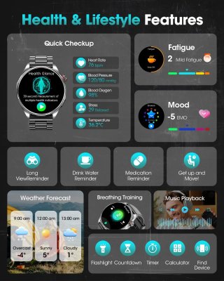 Reloj Inteligente Hombre ECG Smartwatch Nuevo