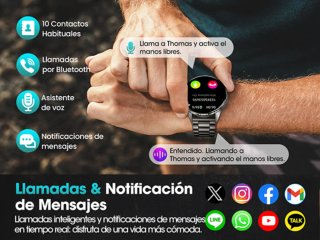 Reloj Inteligente Hombre ECG Smartwatch Nuevo