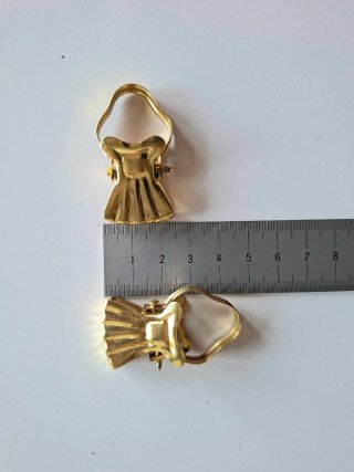 ANTIGUAS PINZAS SUJETA CORTINAS (14 UNIDADES)