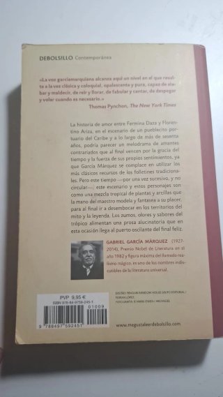 3 libros de Gabriel García Márquez.