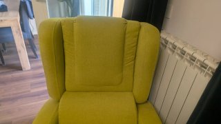Sillón individual eléctrico extensible. Casi nuevo