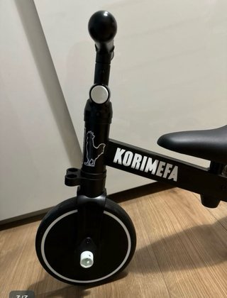 Triciclo Evolutivo KORIMEFA 4 en 1 Negro