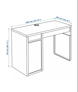 Escritorio Blanco Ikea Micke