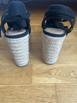 Sandalias cuña esparto Stradivarius talla 41