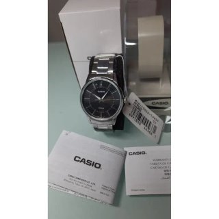 Orologio Casio Uomo Nero Argento