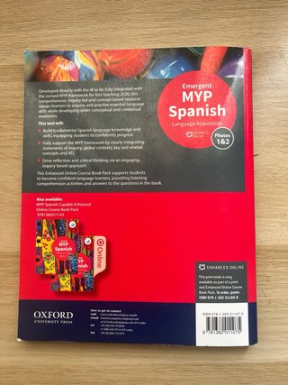 MYP Spanish language acquisition Emergent. Phas...