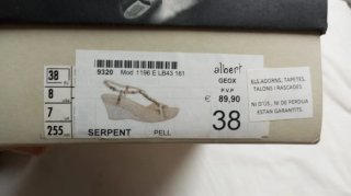 Sandalias Geox Beige Multicolor