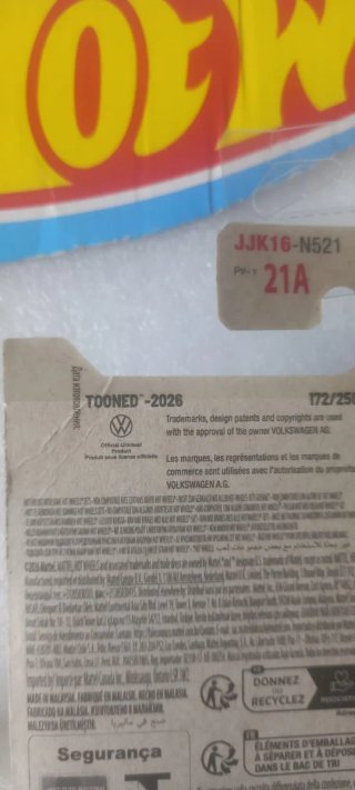 Hot Wheels Tooned Volkswagen Golf MK1