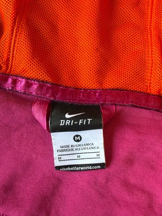 Felpa Nike Rosa con Cappuccio e Cerniera