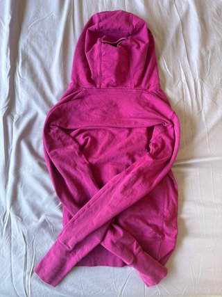 Felpa Nike Rosa con Cappuccio e Cerniera