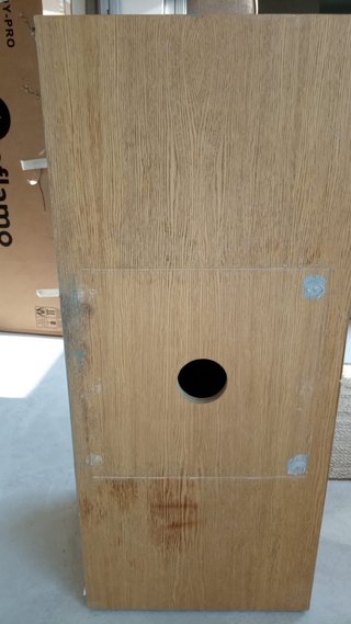 Cajonera de madera para baño