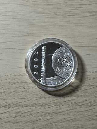 Moneda 10 euros plata