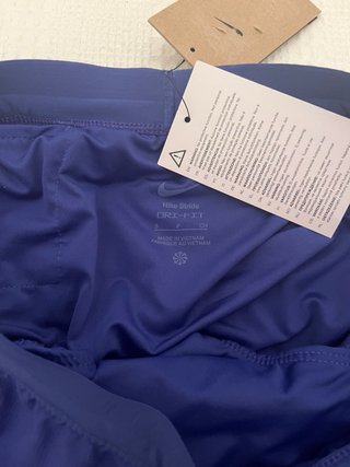Pantaloncini Nike da corsa blu Tg. S