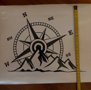 Pegatina Vinilo Coyote Estampado
