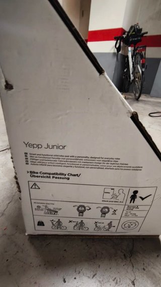 Asiento bici Yepp Junior 6-10 años