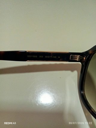 Gafas de sol Gucci Tortoise y Oro