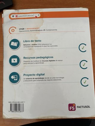 Operaciones Administrativas de Compraventa, CFG...