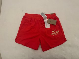 Pantaloncini Nike Running Rossi Tg. S