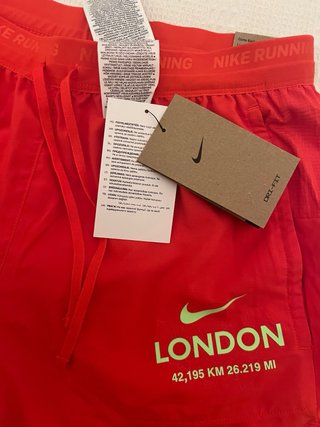 Pantaloncini Nike Running Rossi Tg. S
