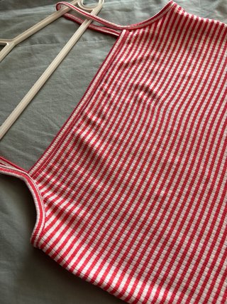 Camiseta de tirantes a rayas