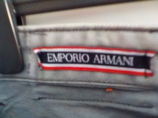 Bermudas Armani Jeans Talla 40/42 Gris