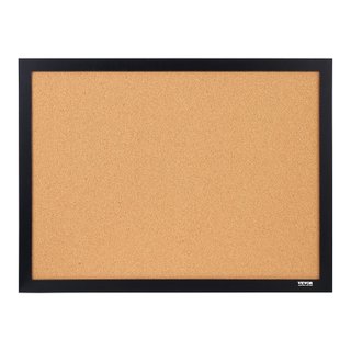 Bacheca in Sughero da Parete 56x41 cm Cornice MDF