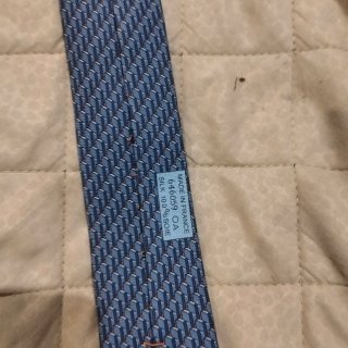 Cravatta Hermes Blu/Grigio