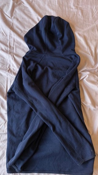 Giubbotto Nike con Cappuccio e Cerniera Blu