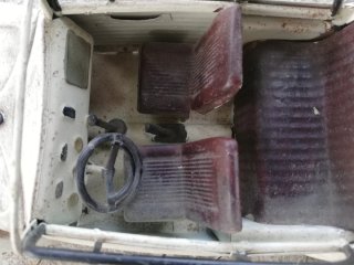 Coche Antiguo Juguete Blanco