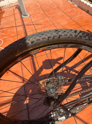 Bici Megamo Natural Negra Naranja