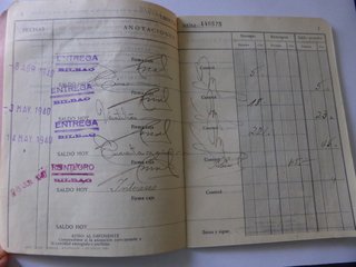 Antigua Libreta Bancaria -C.Ahorros Banco Vizcaya
