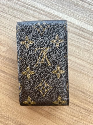 Estuche pitillera Louis Vuitton Monogram Marrón