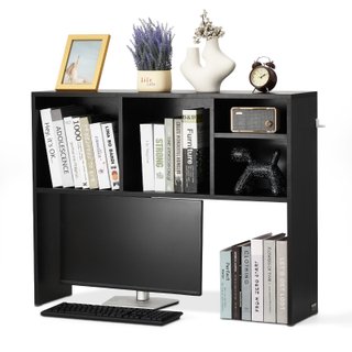 Organizer da Scrivania in Legno Nero 1 Livello