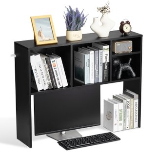 Organizer da Scrivania in Legno Nero 1 Livello