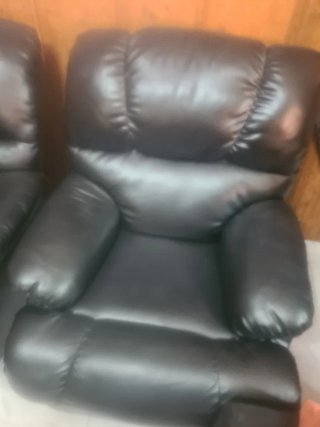 Sillón reclinable masaje piel sintética