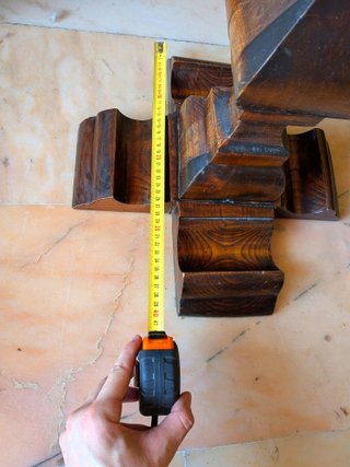 Tavolino rustico in legno massello 40x40 h48cm