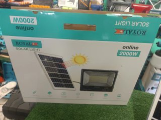 Faro led a pannello solare Royal