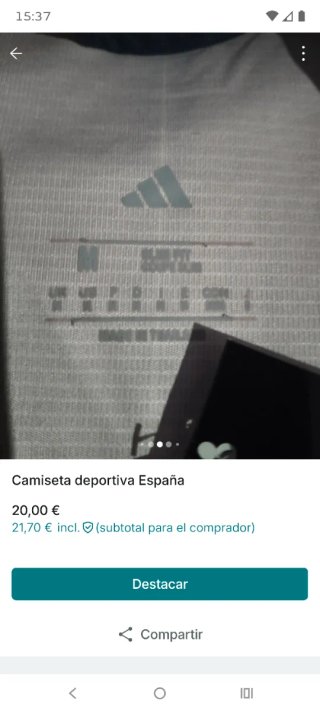 Camiseta deportiva España